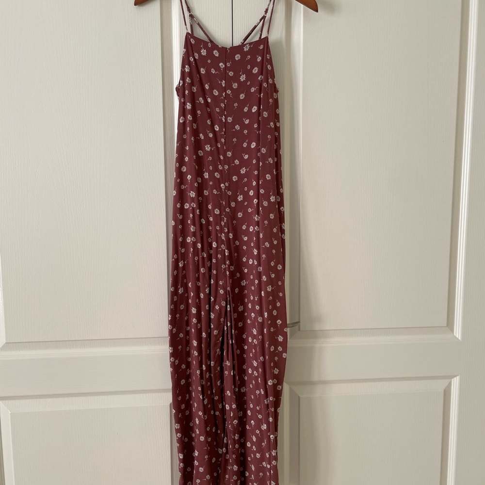 Romper pants with side pockets
